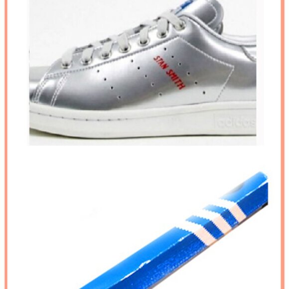 New Rare & Unique Adidas Metallic Color Stan Smith Athletic Shoes/Sneakers